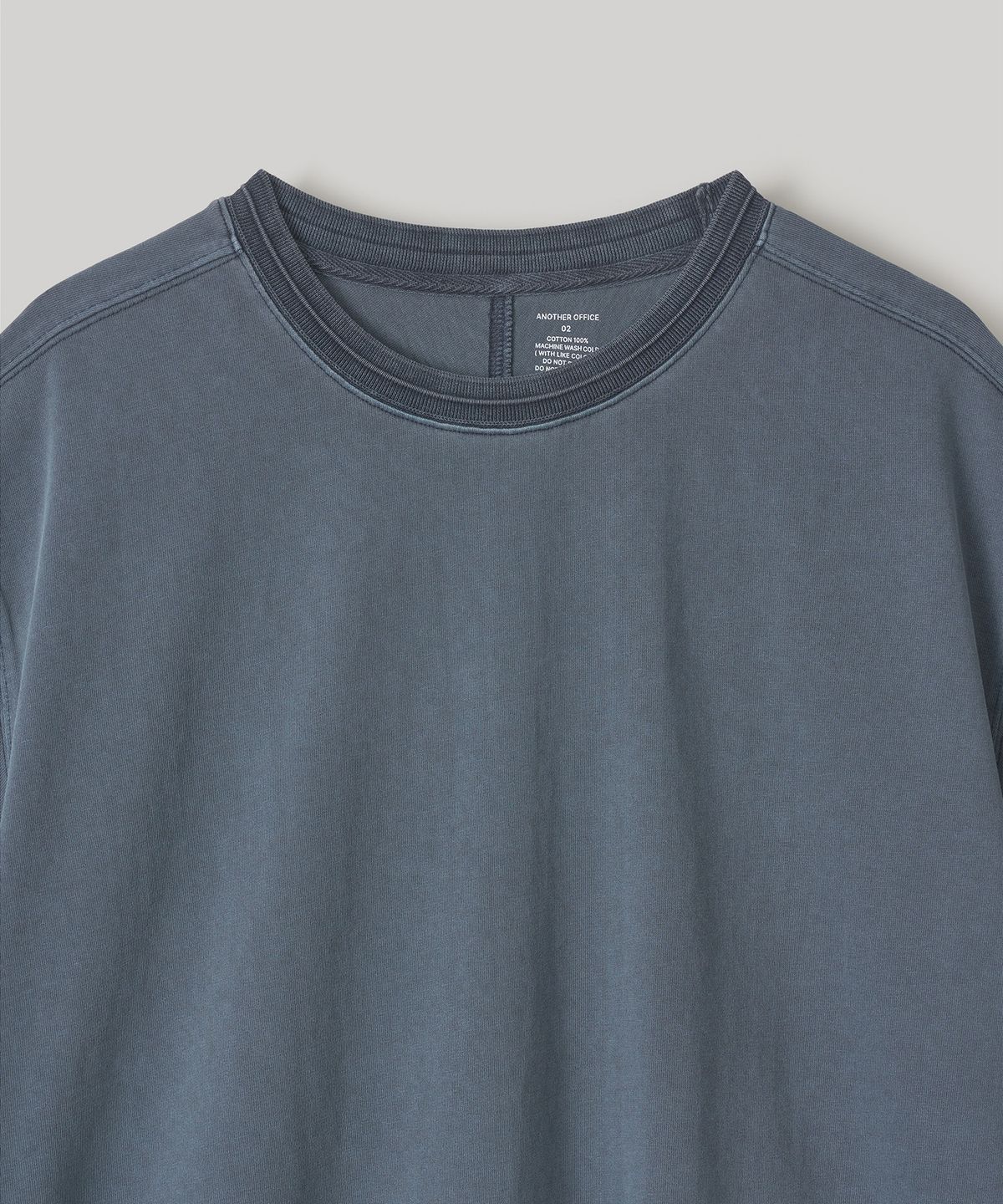 어나더 오피스(ANOTHER OFFICE) Pigment Dolman S/S Tee (French Navy)