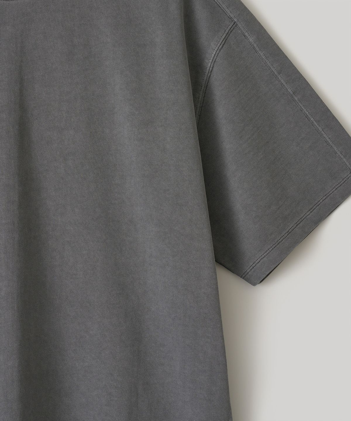 어나더 오피스(ANOTHER OFFICE) Pigment Dolman S/S Tee (Dark Gray)