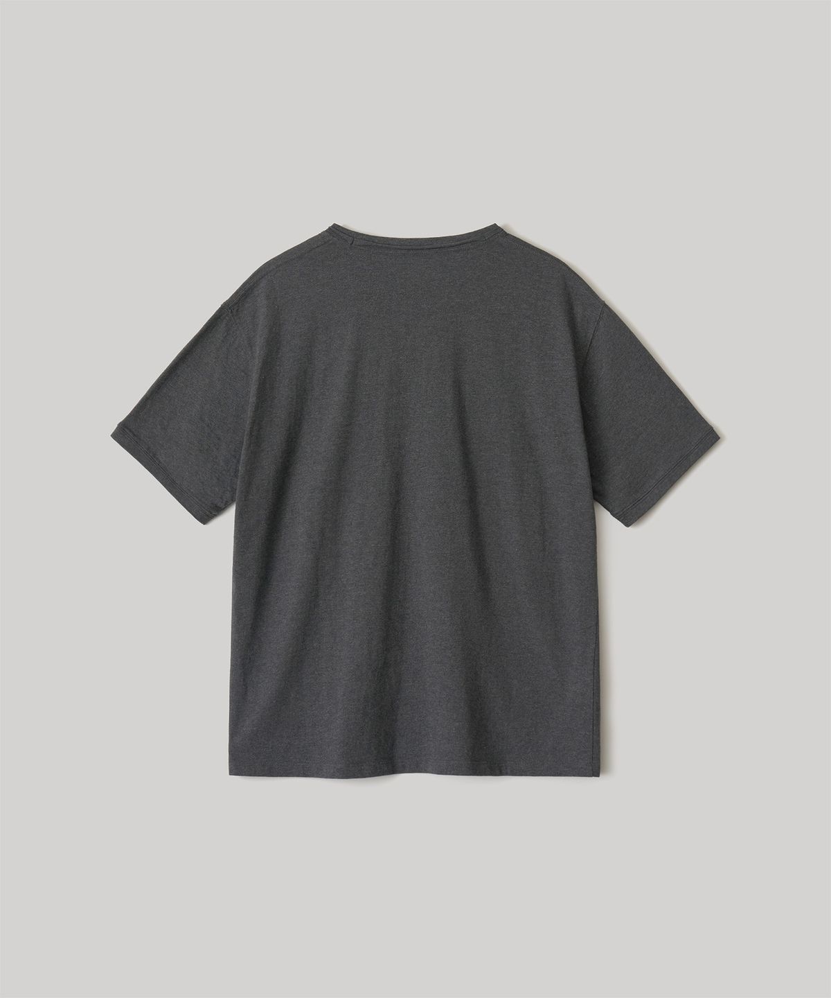 어나더 오피스(ANOTHER OFFICE) Library Raw-edge Tee (Charcoal)