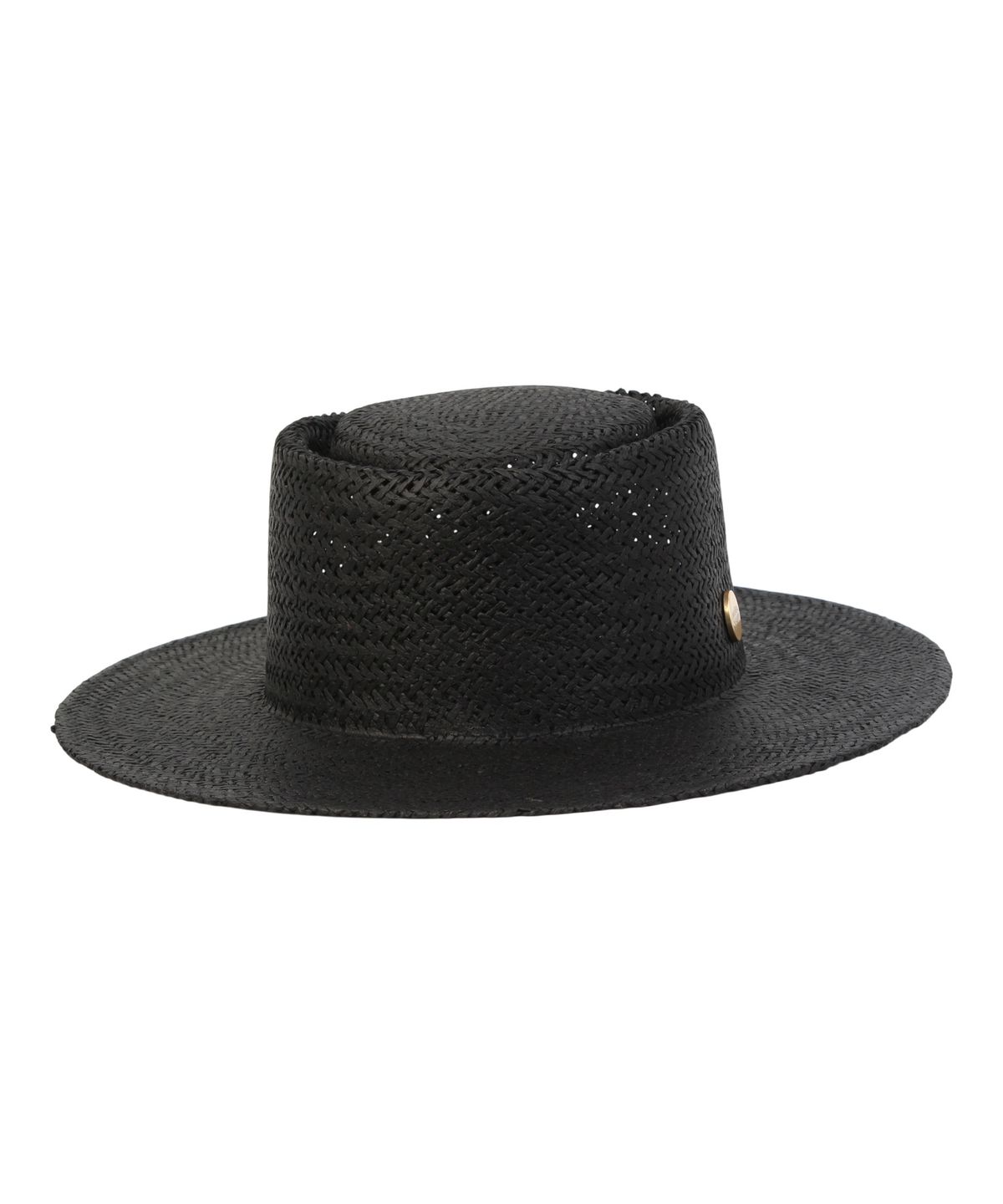 유니버셜 케미스트리(UNIVERSAL CHEMISTRY) Home Black Simple Panama Hat 파나마햇