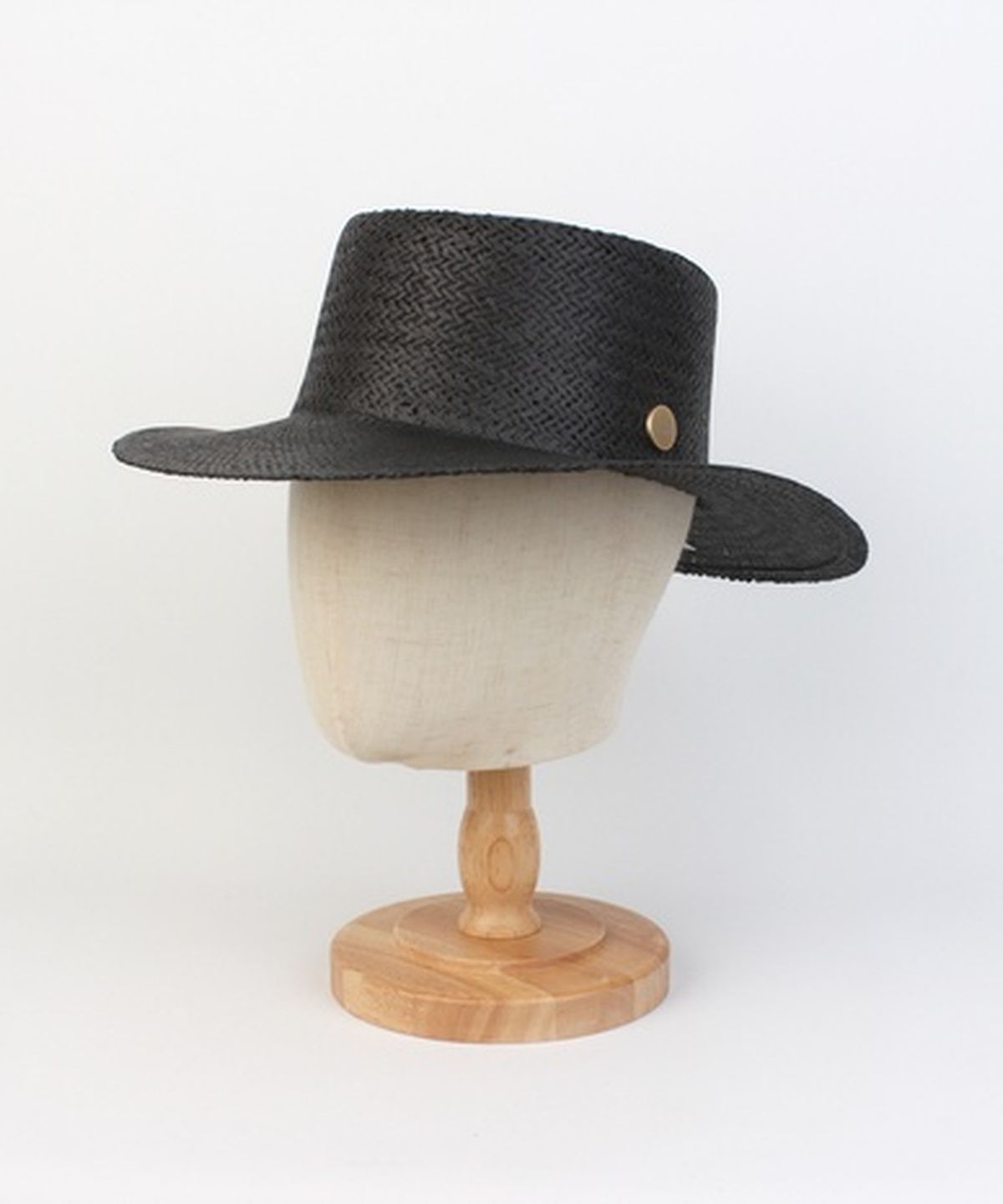 유니버셜 케미스트리(UNIVERSAL CHEMISTRY) Home Black Simple Panama Hat 파나마햇