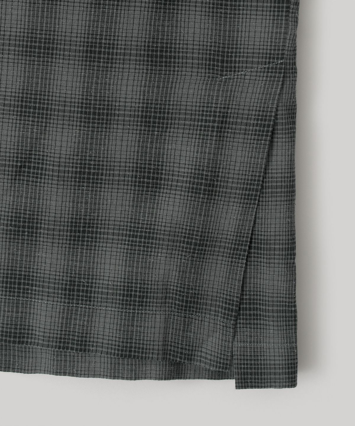 어나더 오피스(ANOTHER OFFICE) Italian Silk Shirt (Gray Ombre)