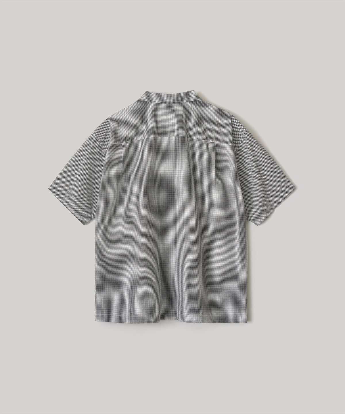 어나더 오피스(ANOTHER OFFICE) Italian Silk Shirt (Black Gingham)