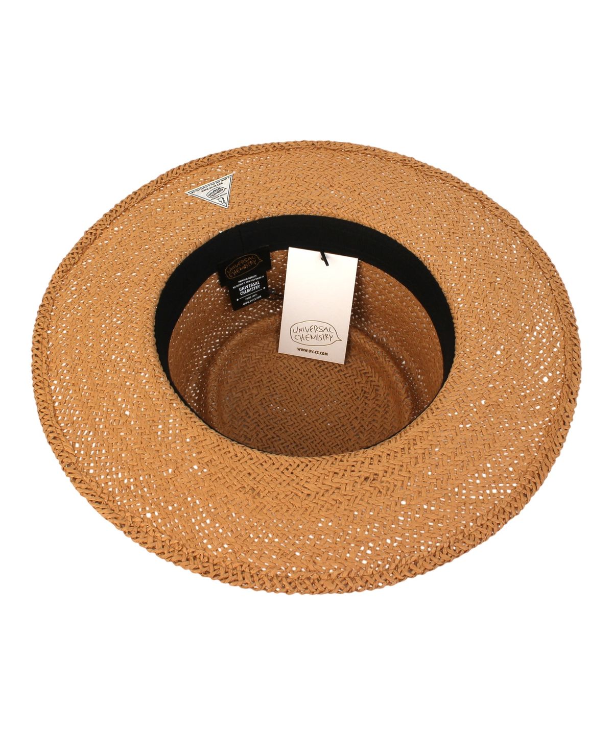 유니버셜 케미스트리(UNIVERSAL CHEMISTRY) Home Brown Simple Panama Hat 파나마햇