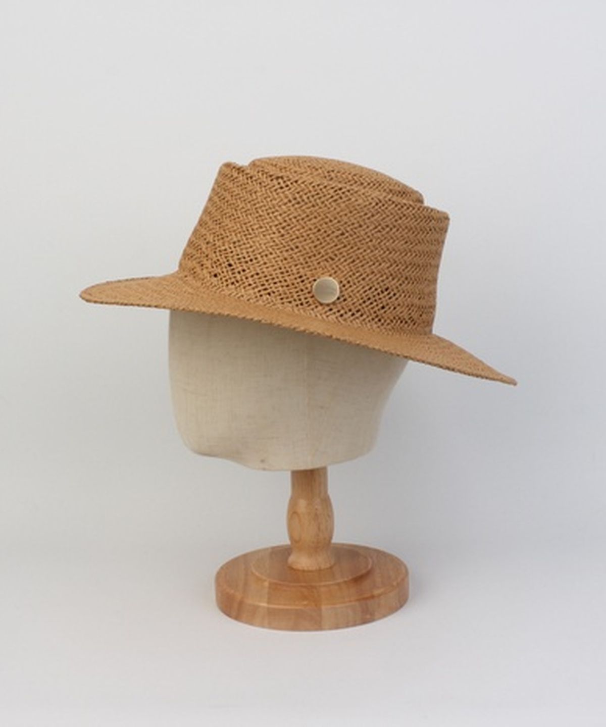 유니버셜 케미스트리(UNIVERSAL CHEMISTRY) Home Brown Simple Panama Hat 파나마햇