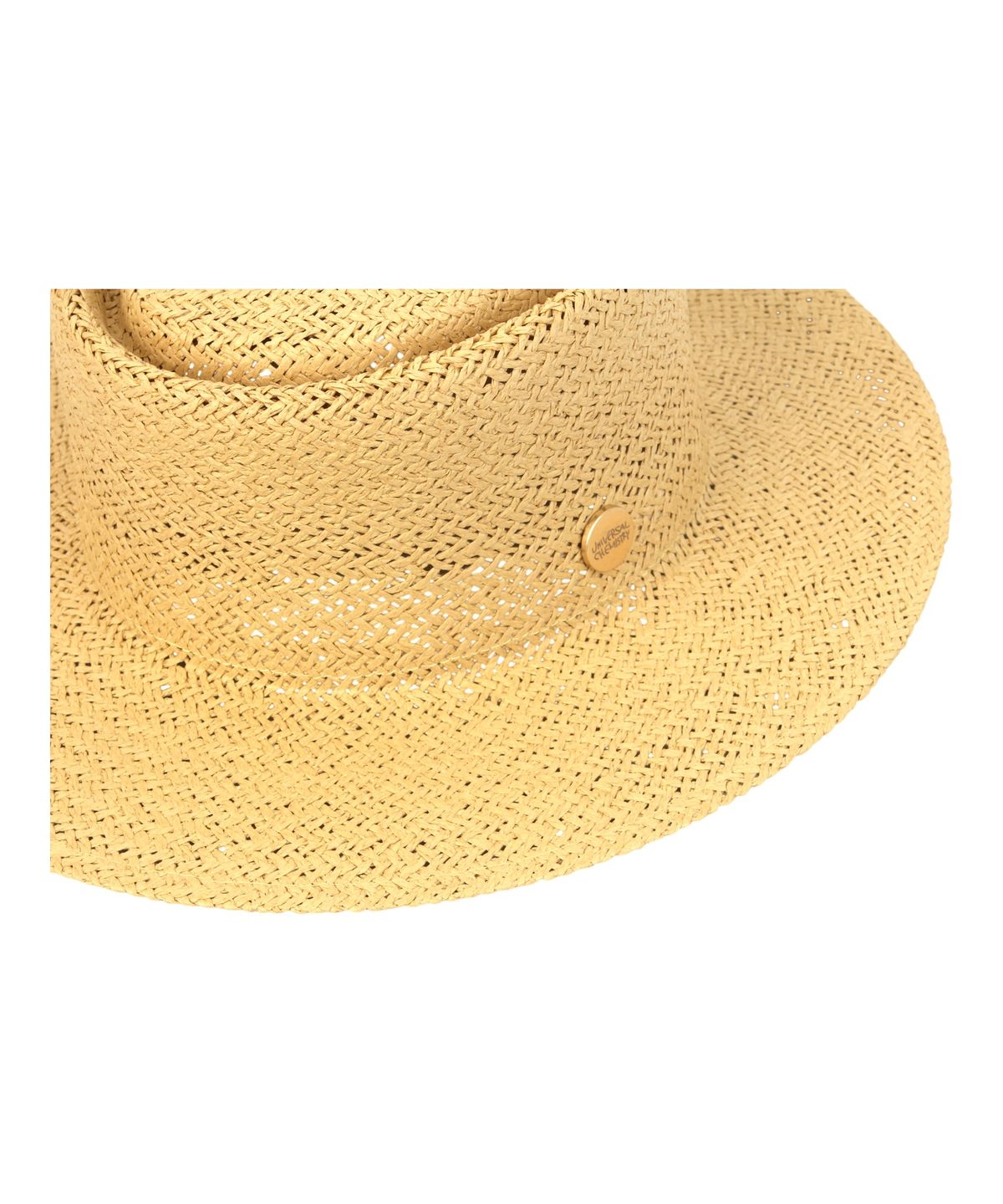 유니버셜 케미스트리(UNIVERSAL CHEMISTRY) Home Beige Simple Panama Hat 파나마햇