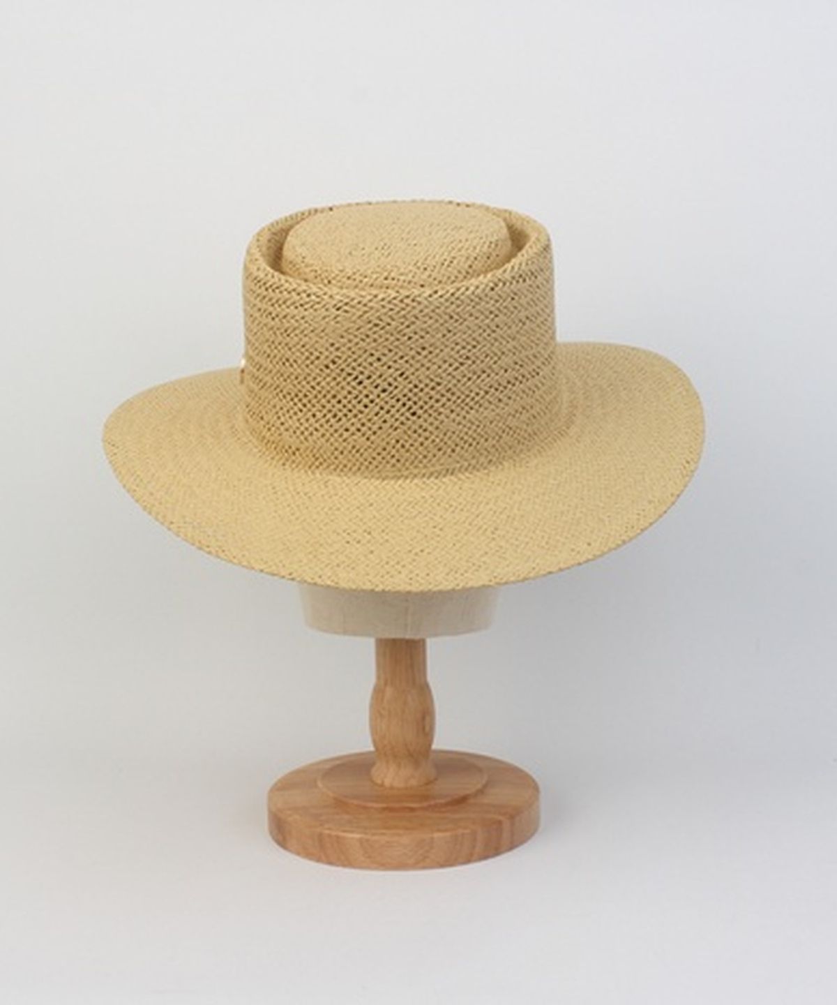 유니버셜 케미스트리(UNIVERSAL CHEMISTRY) Home Beige Simple Panama Hat 파나마햇