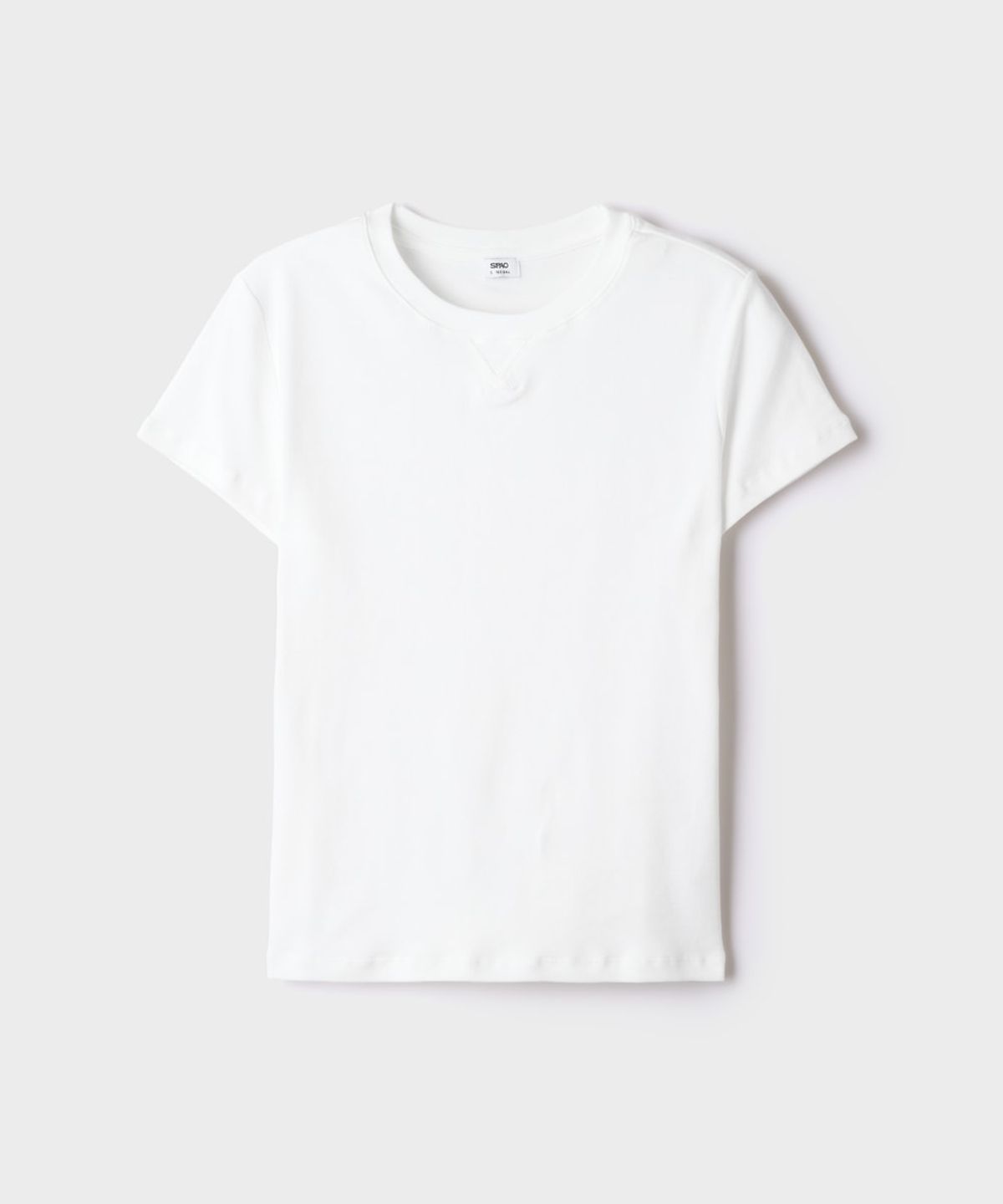 스파오(SPAO) 삼각무 스티치 반팔티 (RE)_SPRWG37G35