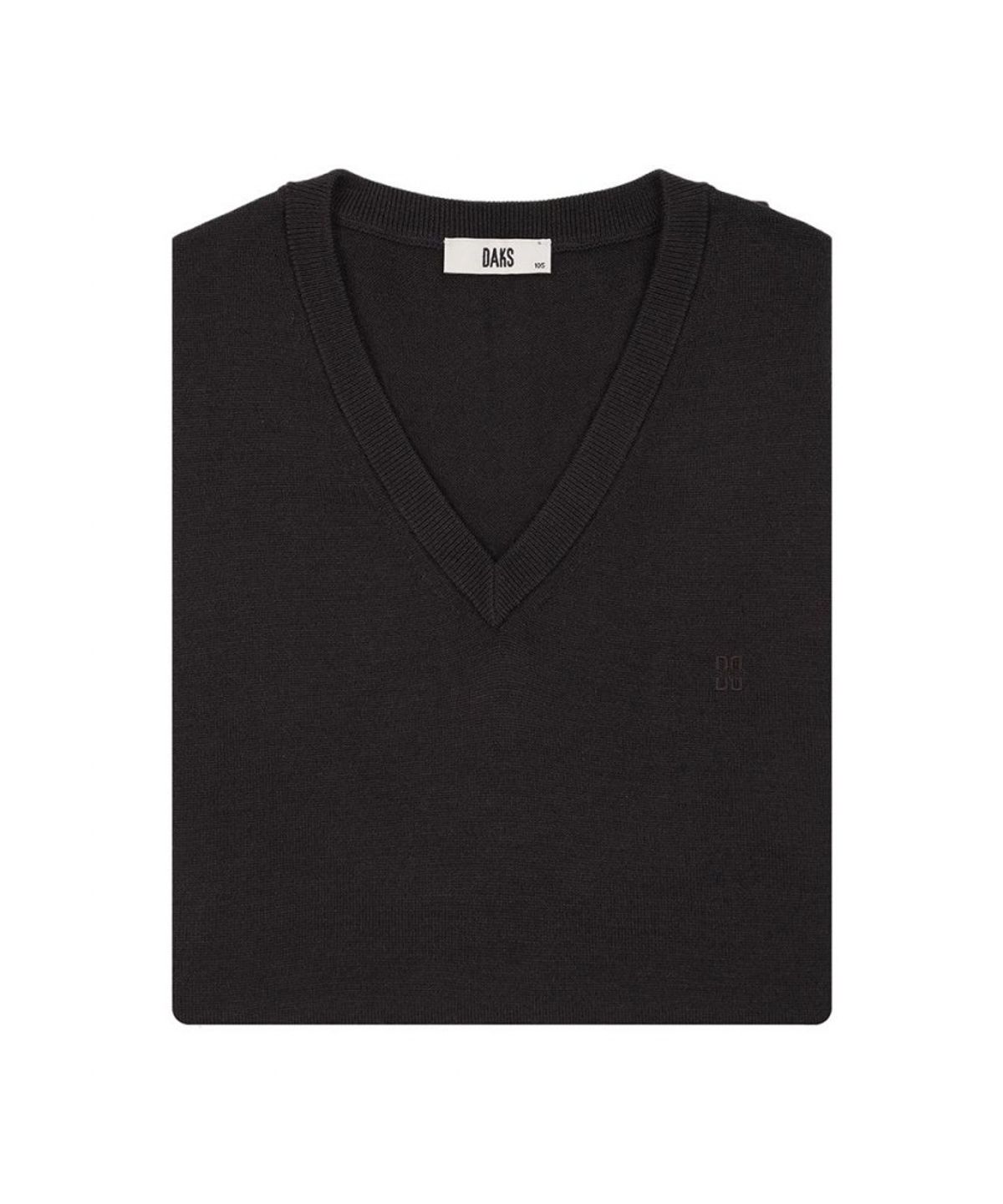 닥스셔츠(DAKS SHIRTS) 울100 워셔블 베스트 레귤러핏 브라운_DMA1SWVE150W1
