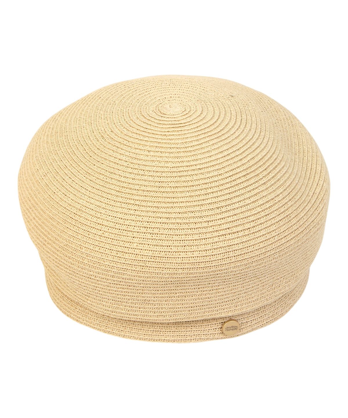 유니버셜 케미스트리(UNIVERSAL CHEMISTRY) Summer Logo Beige Beret 베레모