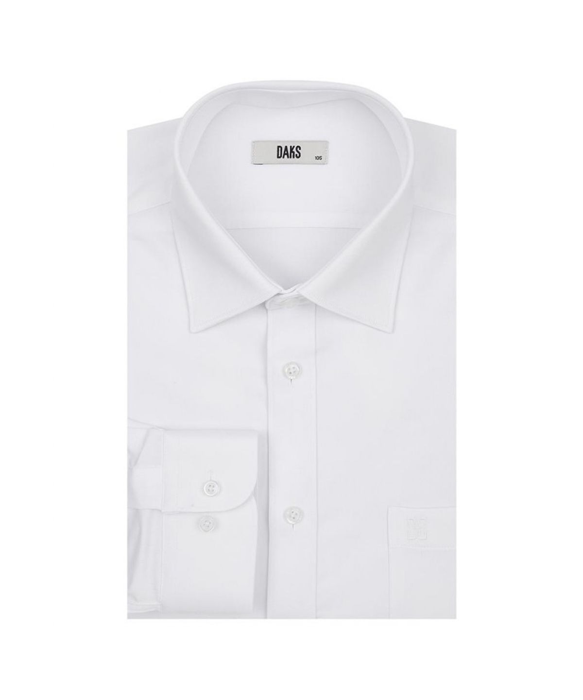 닥스셔츠(DAKS SHIRTS) 레이온혼방 노케어 셔츠 레귤러핏 화이트_DMA1SHDL105A1