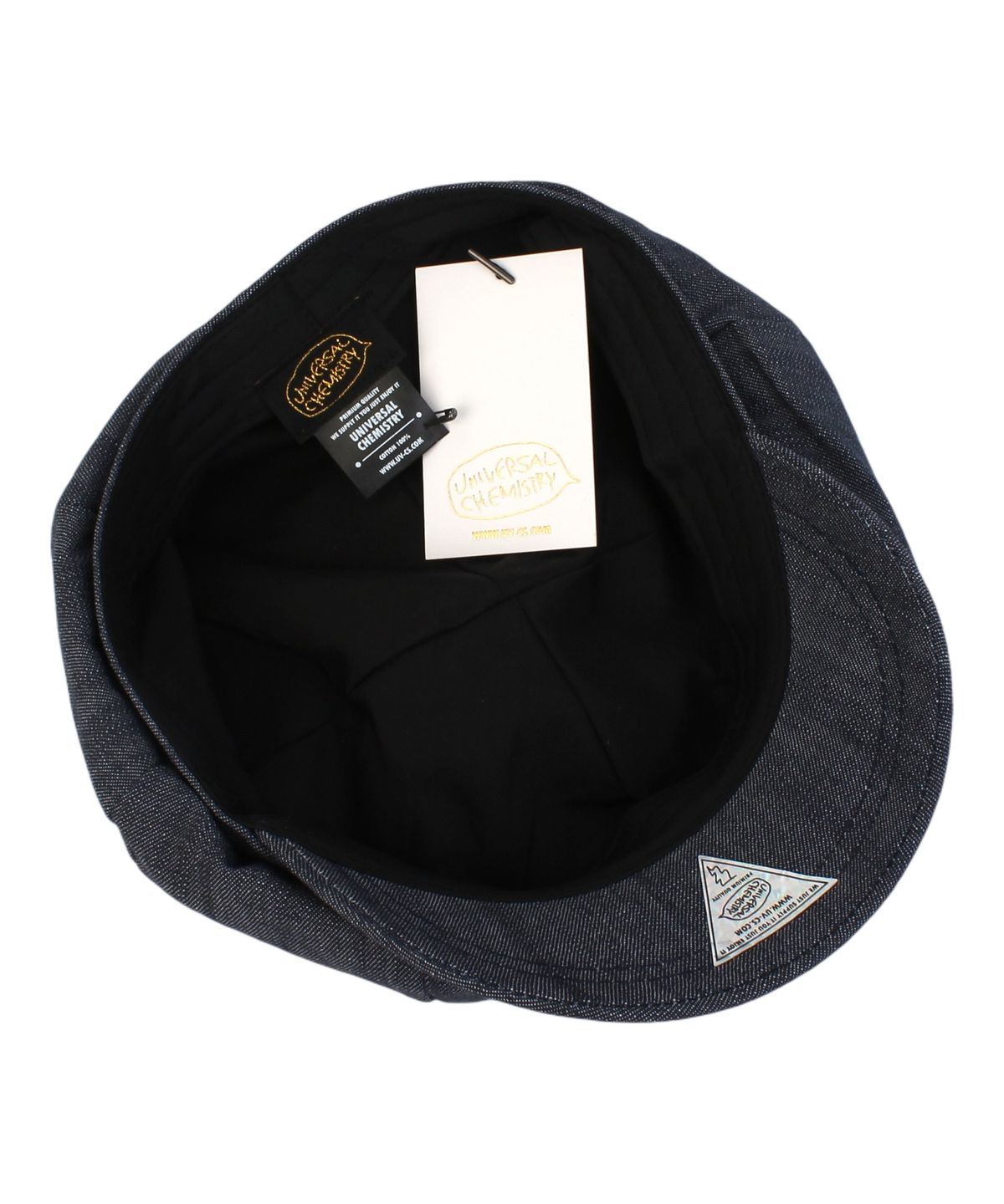 유니버셜 케미스트리(UNIVERSAL CHEMISTRY) Cool Poly Blue Newsboy Cap 뉴스보이캡