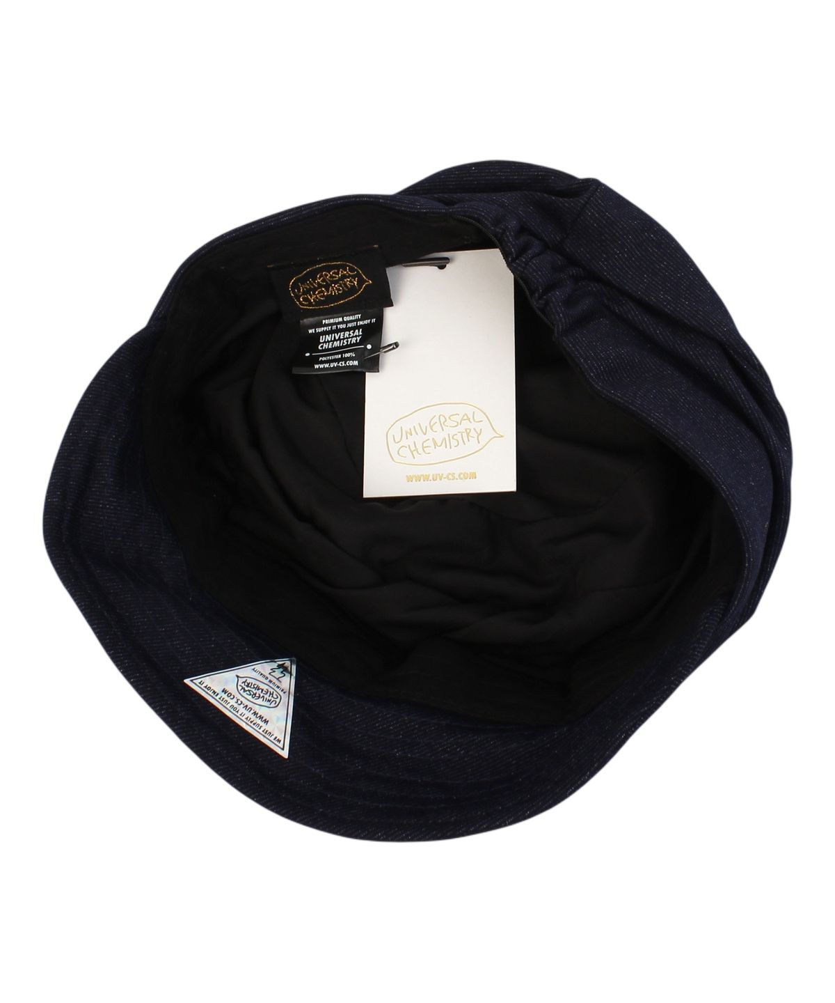 유니버셜 케미스트리(UNIVERSAL CHEMISTRY) Wire Wrinkle Poly Navy Marine Cap 마린캡