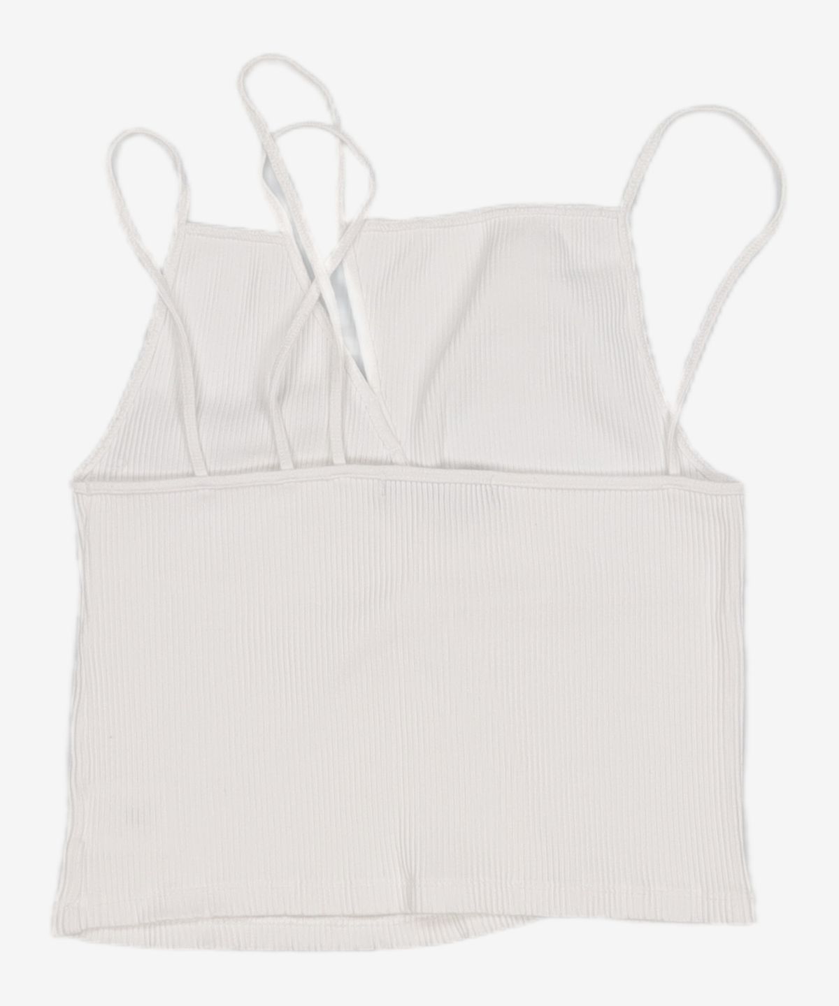 다이애그널(DIAGONAL) SLIT RIBBED SLEEVELESS TOP (dark grey) FREE