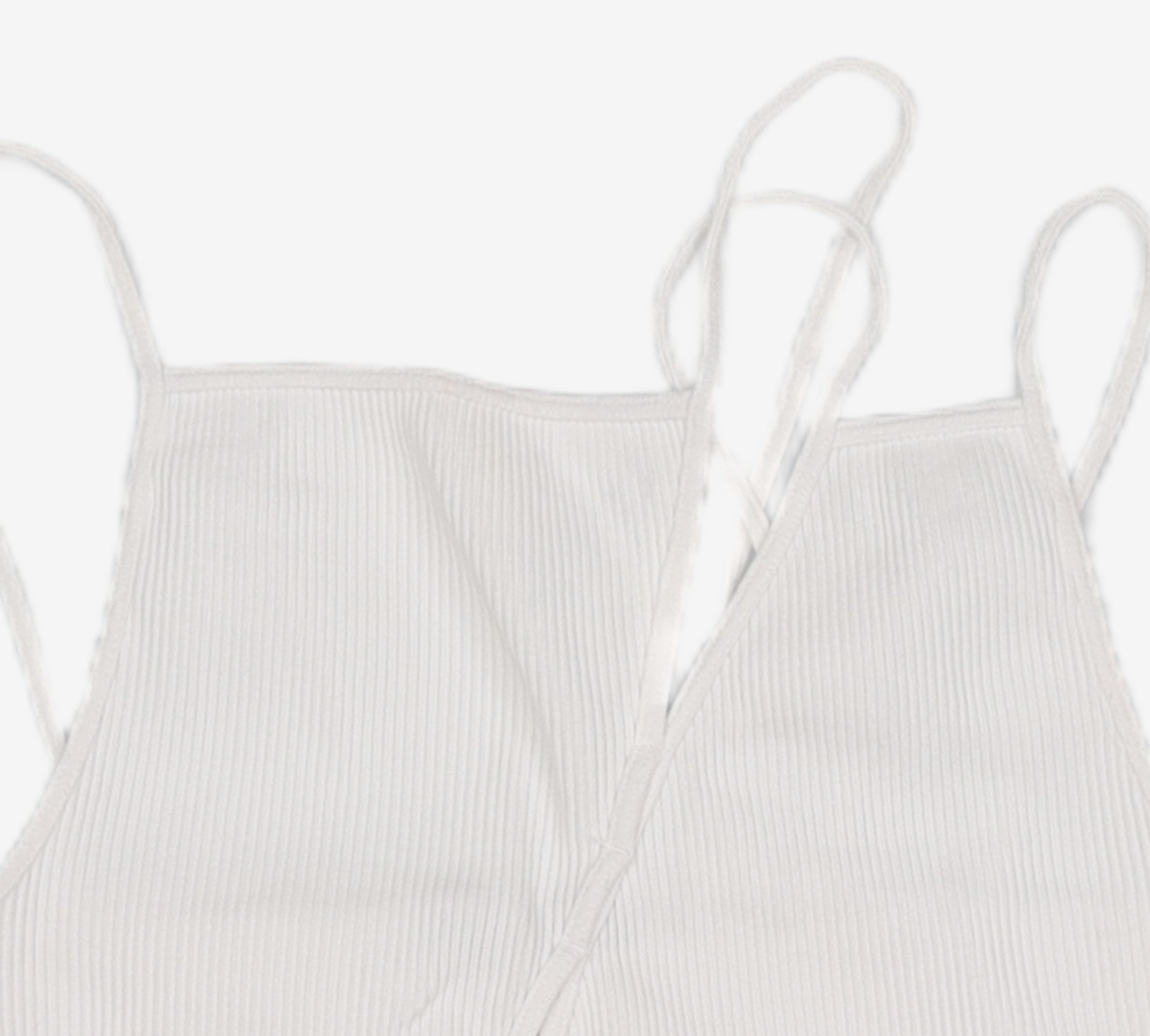 다이애그널(DIAGONAL) SLIT RIBBED SLEEVELESS TOP (dark grey) FREE