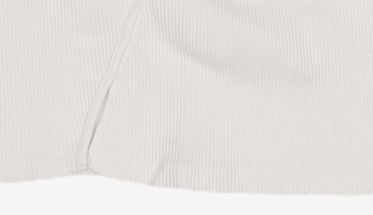 다이애그널(DIAGONAL) SLIT RIBBED SLEEVELESS TOP (dark grey) FREE
