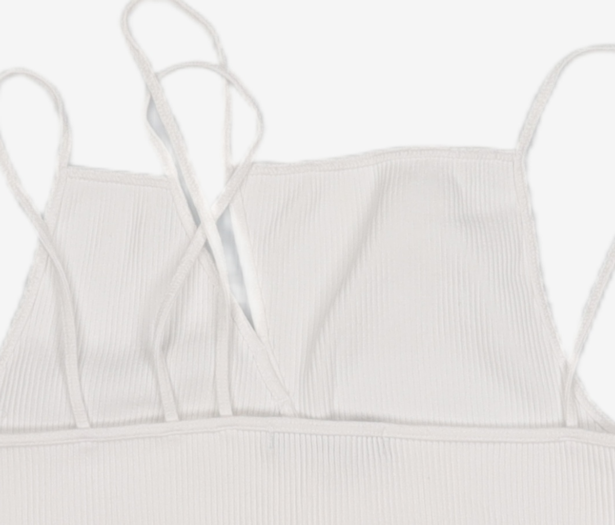 다이애그널(DIAGONAL) SLIT RIBBED SLEEVELESS TOP (dark grey) FREE