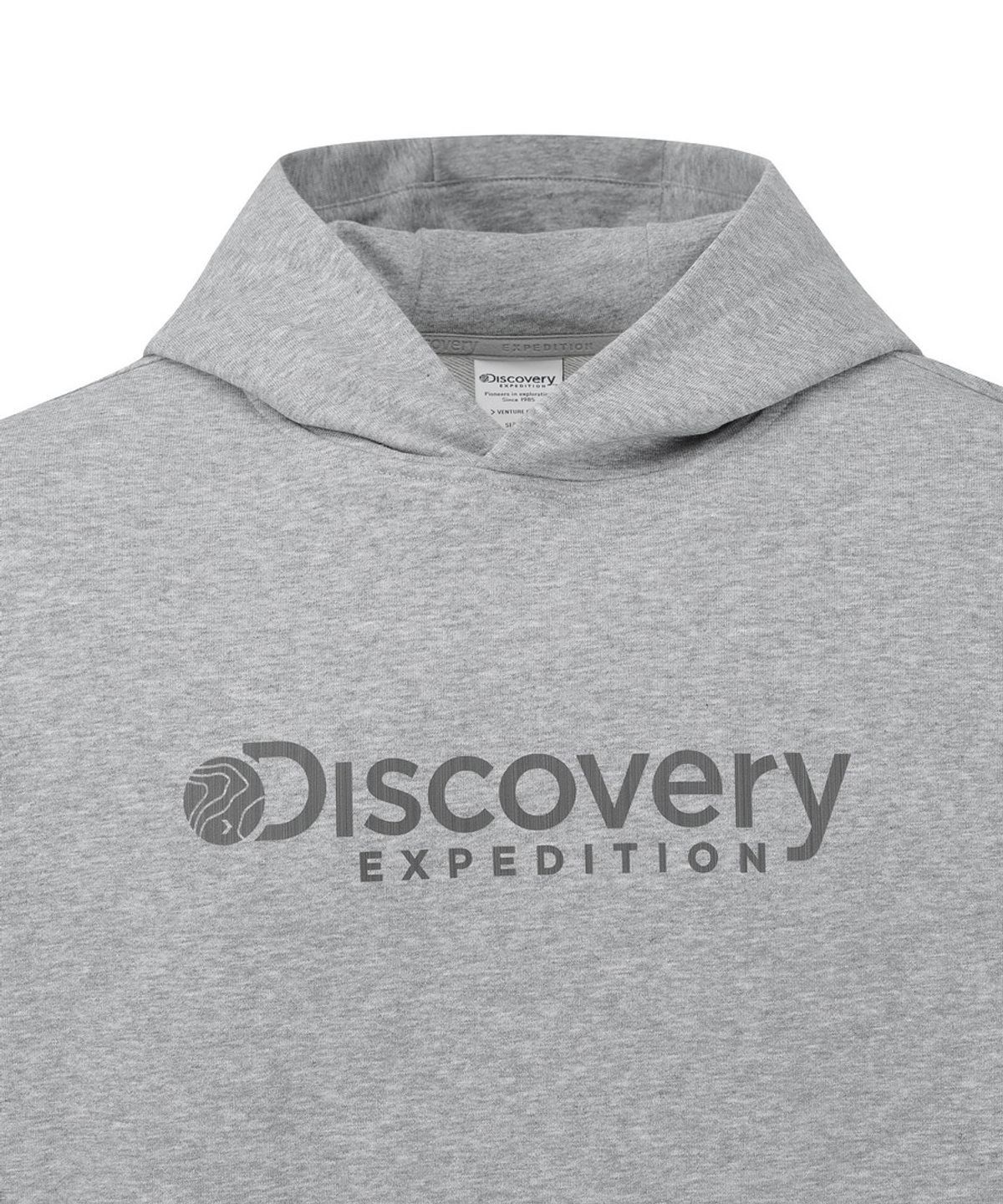 디스커버리 익스페디션(DISCOVERY EXPEDITION) 에센셜 로건 후드티 (M/GREY)