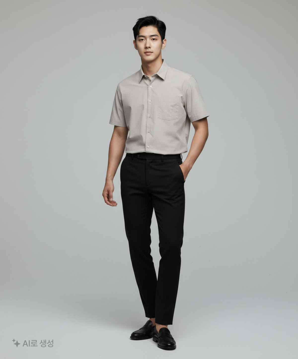애습(ASP) 캐주얼 셔츠 L