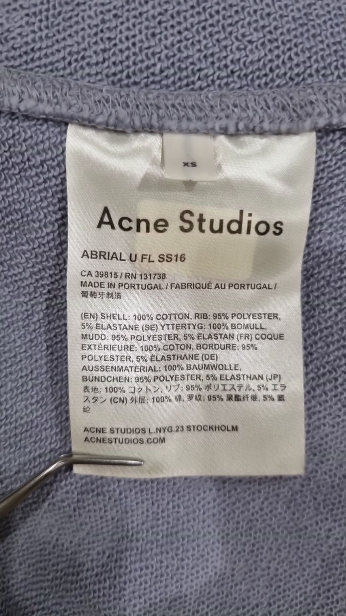 아크네 스튜디오(ACNE STUDIOS) 반소매 티셔츠 XS