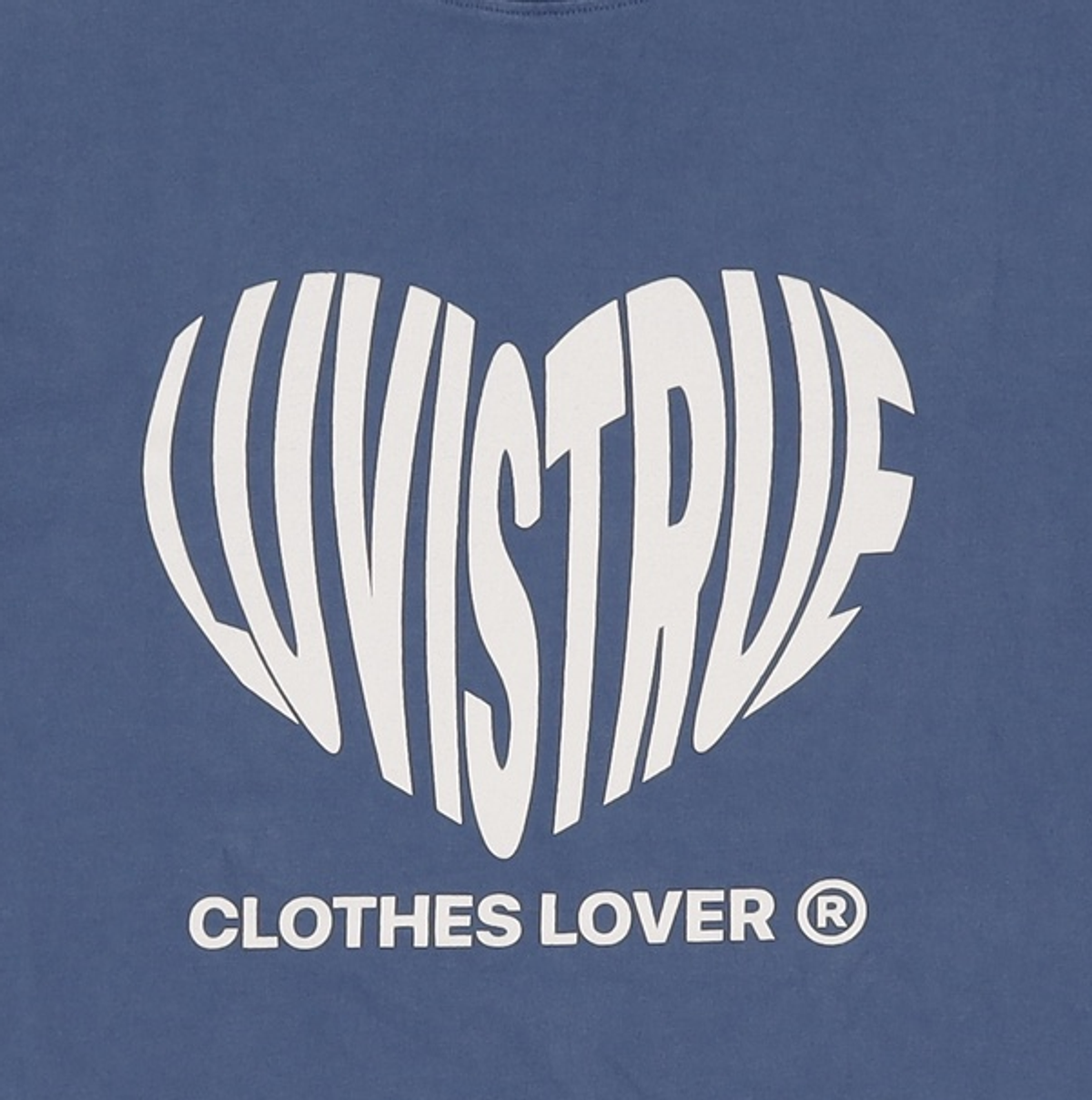 러브이즈트루(LUVISTRUE) 반소매 티셔츠 FREE