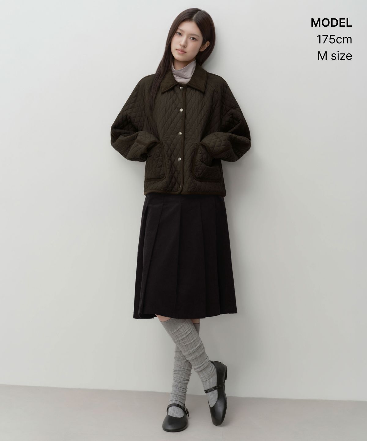 무신사 스탠다드 우먼(MUSINSA STANDARD WOMAN) 우먼즈 다이아몬드 퀼티드 재킷 [브라운]