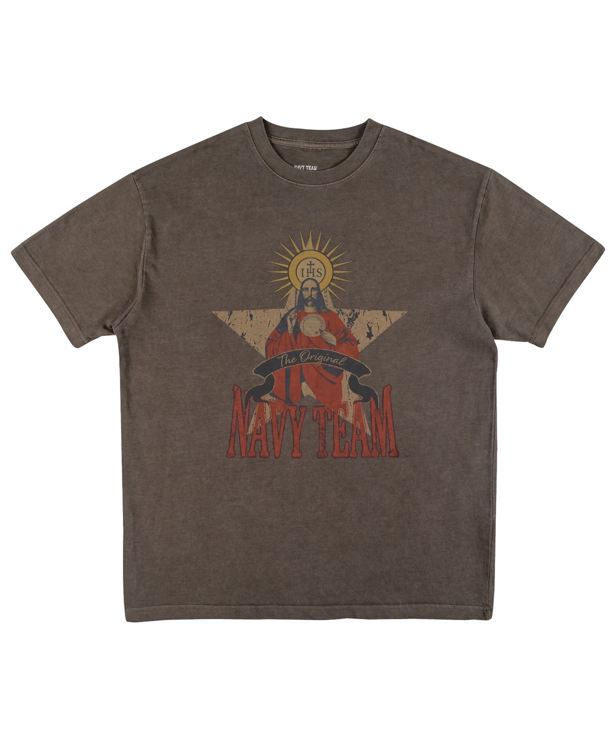 네이비팀(NAVYTEAM) The Original 피그먼트 반팔 티셔츠(4color)