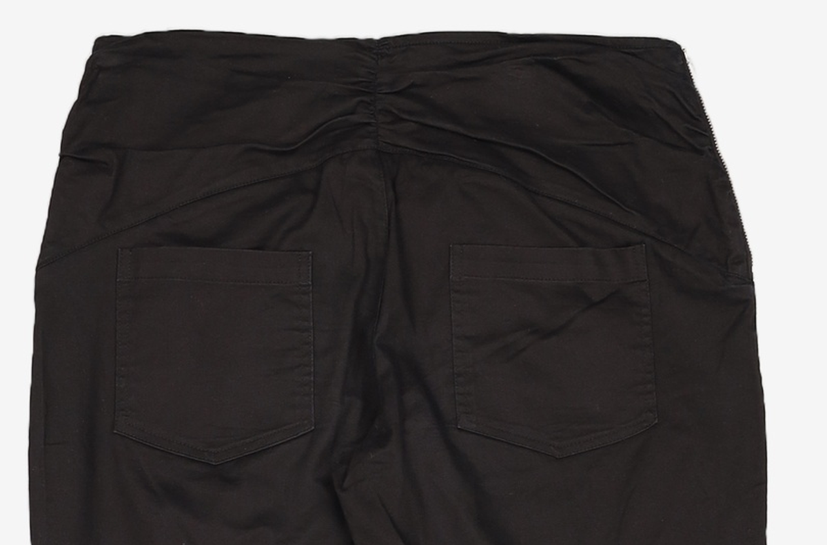 오디너리 홀리데이(ORDINARY HOLIDAY) SHIRRING WAIST BOOTCUT PANTS [BLACK] OMM
