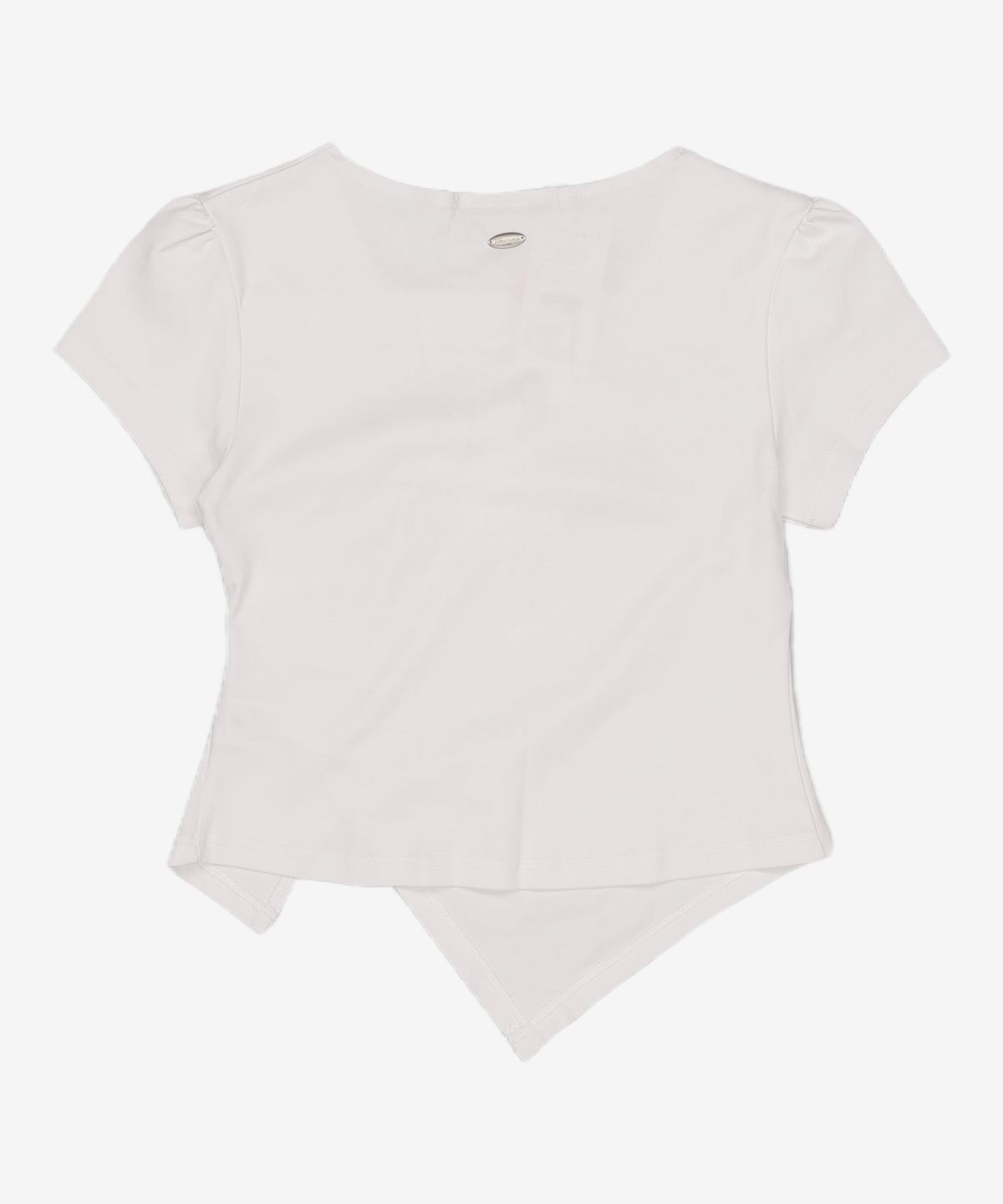 비바셔스(VIVACIOUS) Elegant Side Tuck Short T-shirt WHITE M