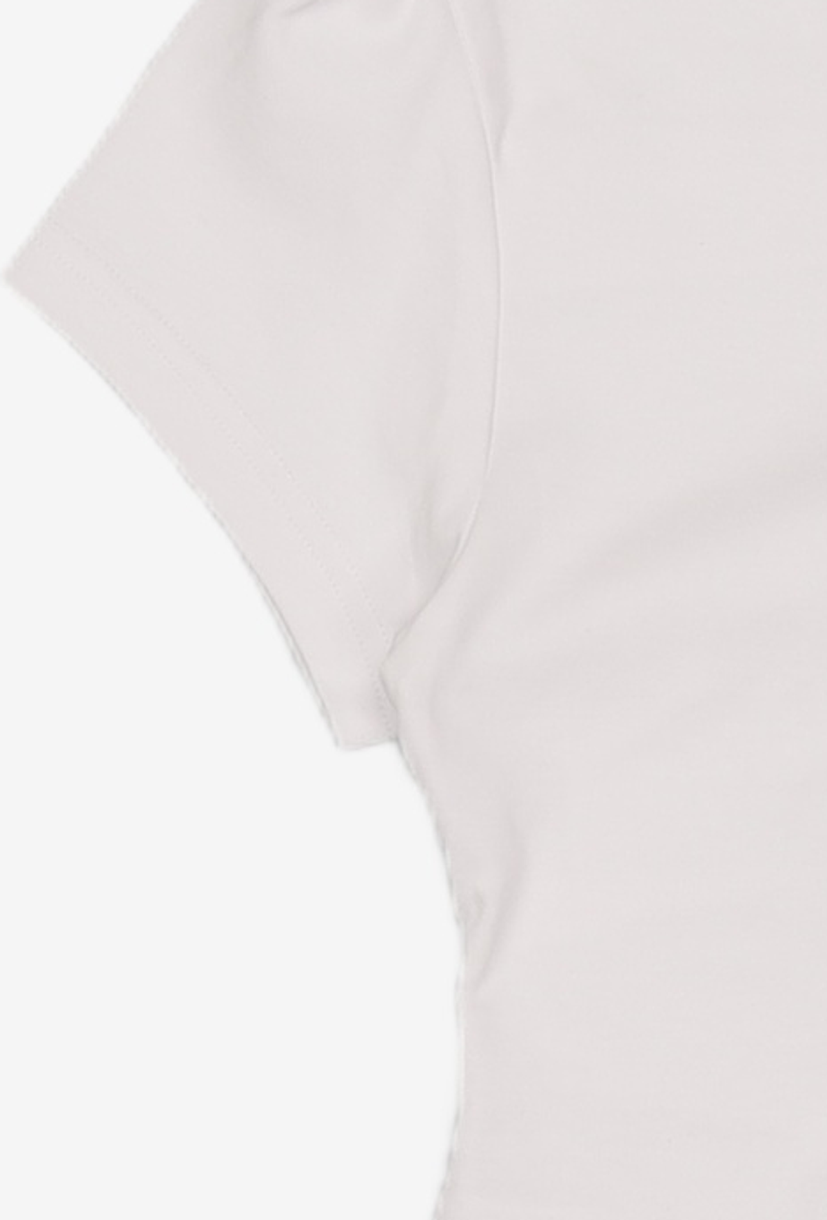 비바셔스(VIVACIOUS) Elegant Side Tuck Short T-shirt WHITE M