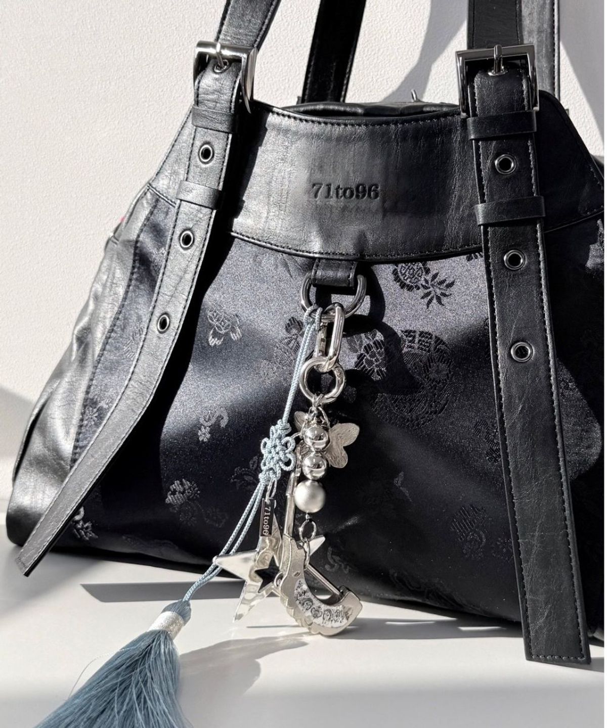 칠 하나 투 구육(71TO96) 잉어 나비 좌물쇠 키링,Carp & Butterfly Lock Keyring