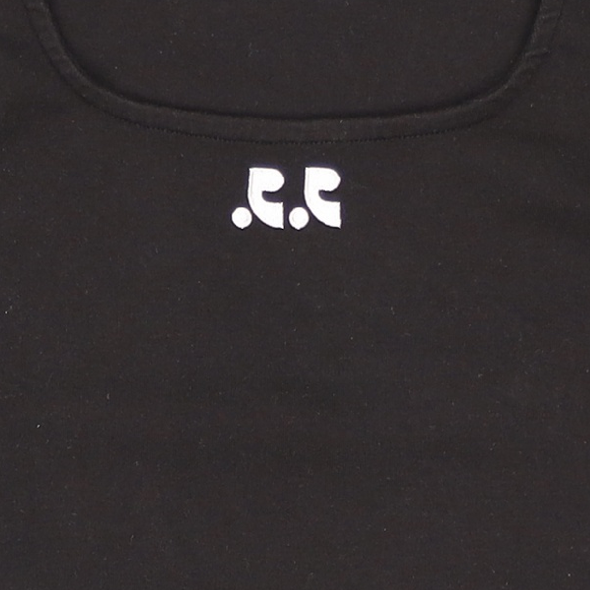 레스트앤레크레이션(REST&RECREATION) RR SQUARE NECK TOP - BLACK ONE SIZE