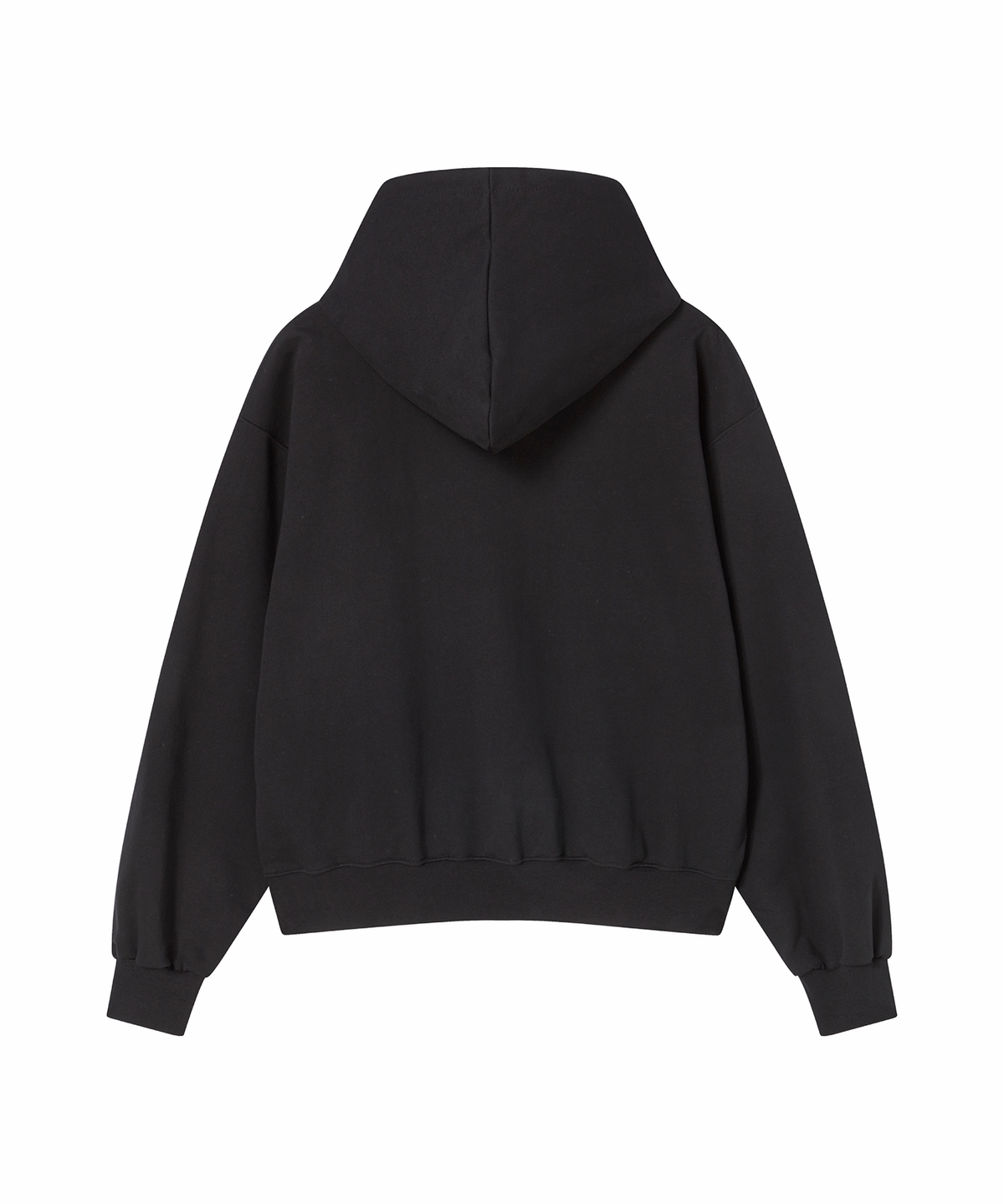 유프(YUPE) Collective Double Snap Hoodie - Black