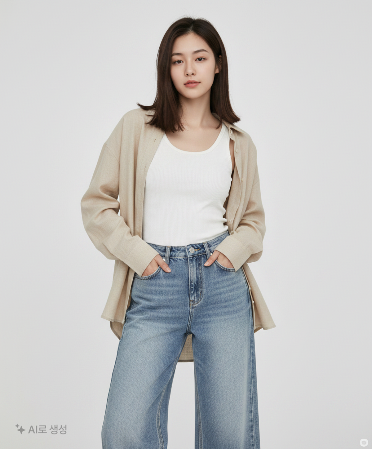 멍(Meng) 청/데님 팬츠 M