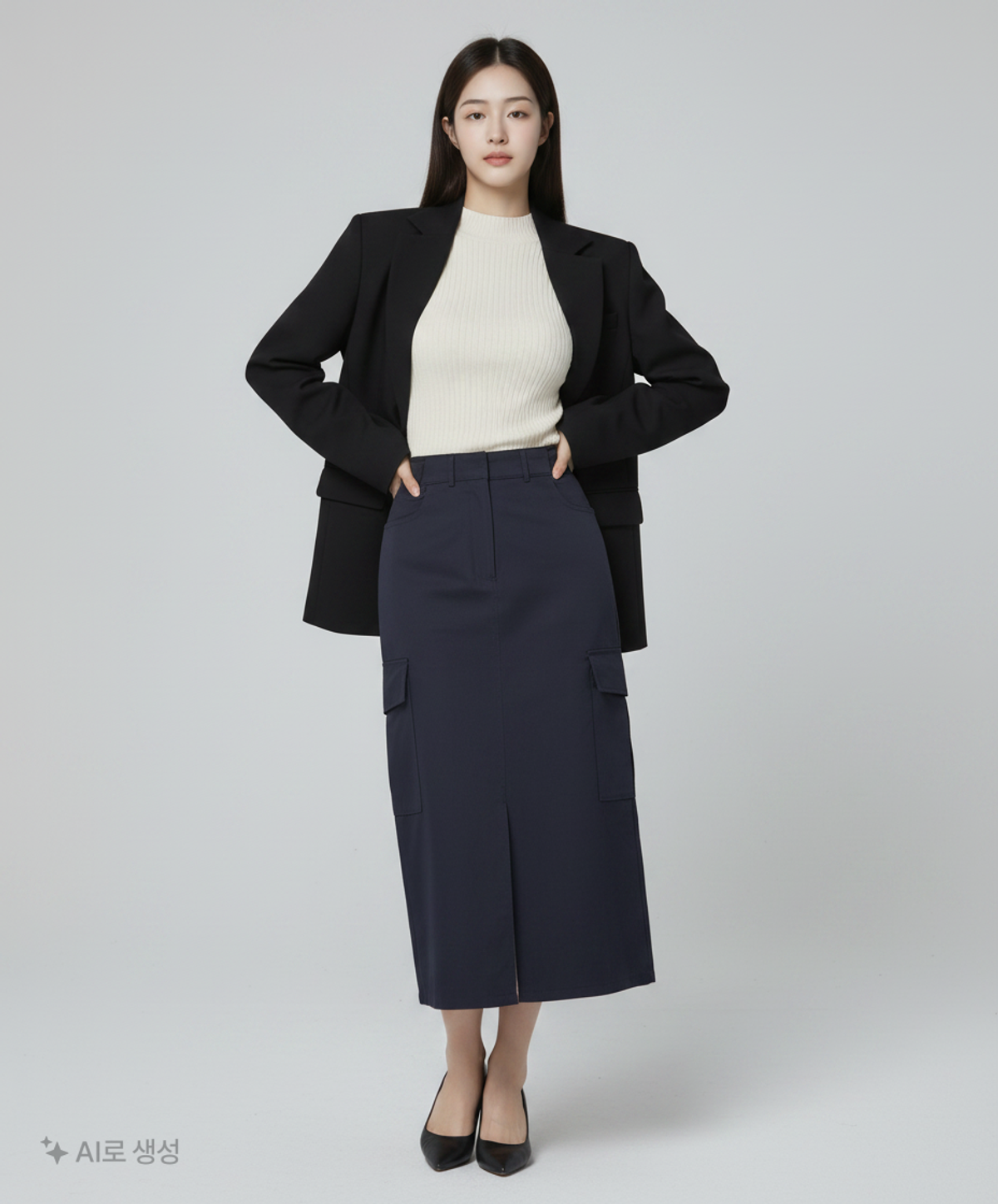 에잇세컨즈(8SECONDS) 롱스커트 S