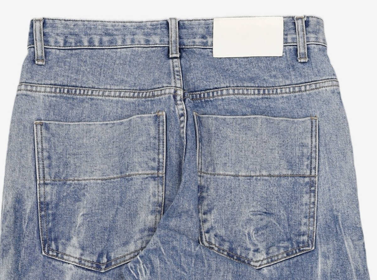 데케트(DECET) Mid Rise Wide Jeans DCPT027AshBlack 28