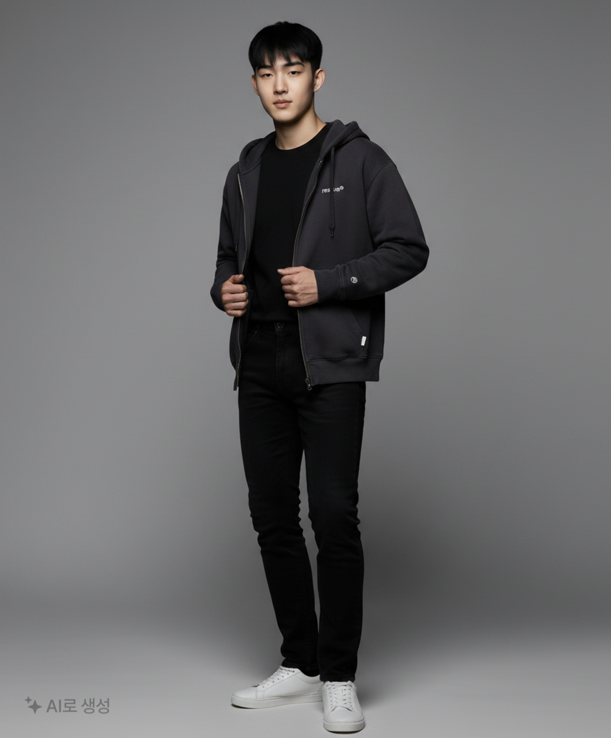 폴햄(POLHAM) 후드 집업 M
