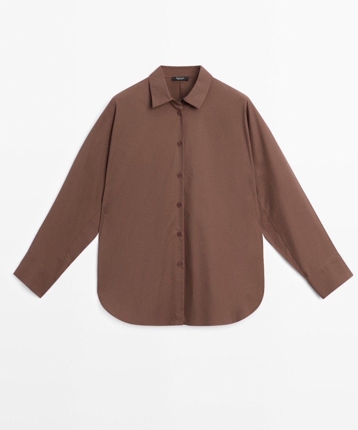 마시모두띠(MASSIMO DUTTI) 코튼 포플린 셔츠