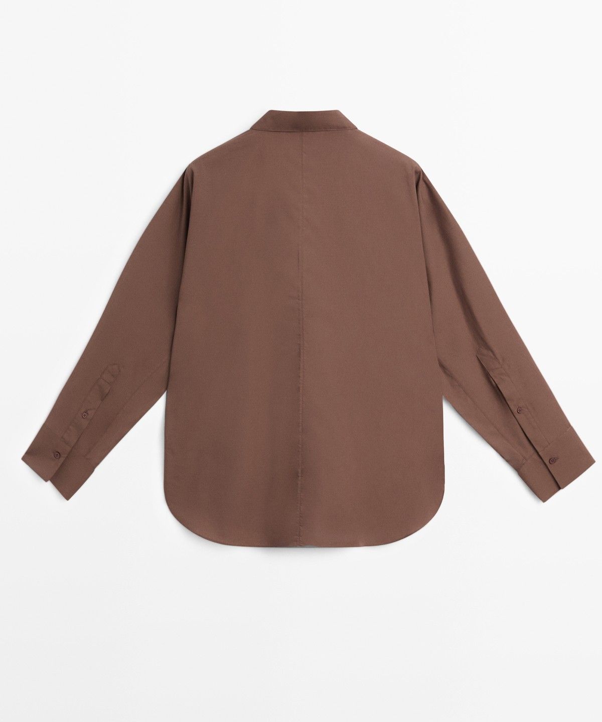 마시모두띠(MASSIMO DUTTI) 코튼 포플린 셔츠