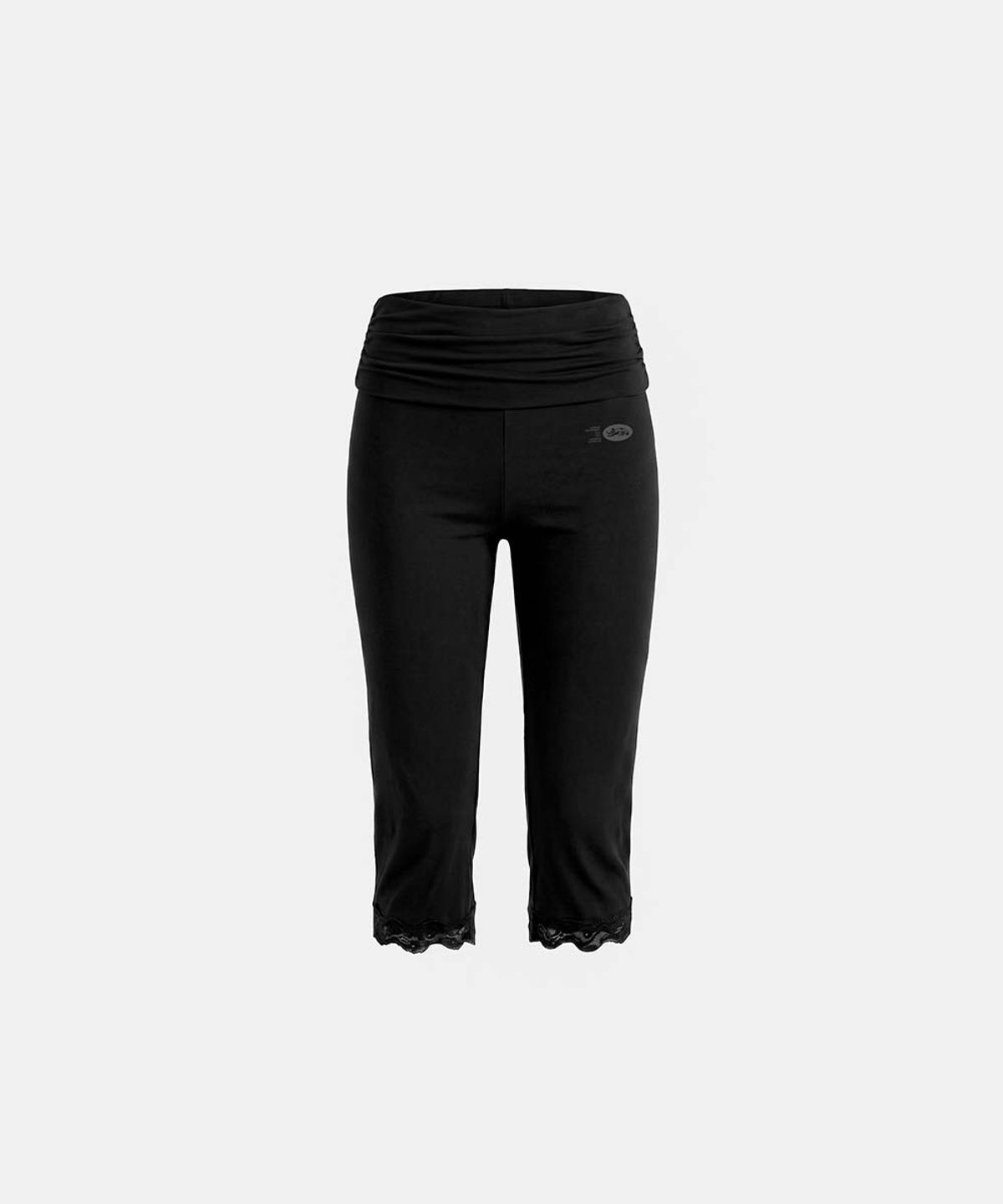 배드블러드(BADBLOOD) Everyday Lace Capri Pants - Black