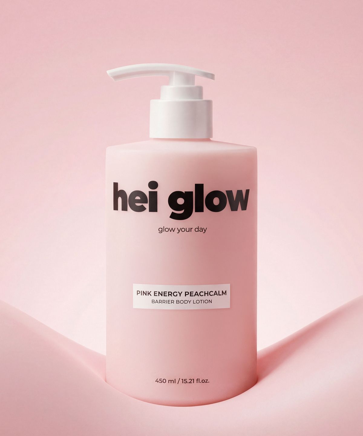 헤이글로우(HEI GLOW) 핑크 에너지 피치캄 배리어 바디 로션 450ml