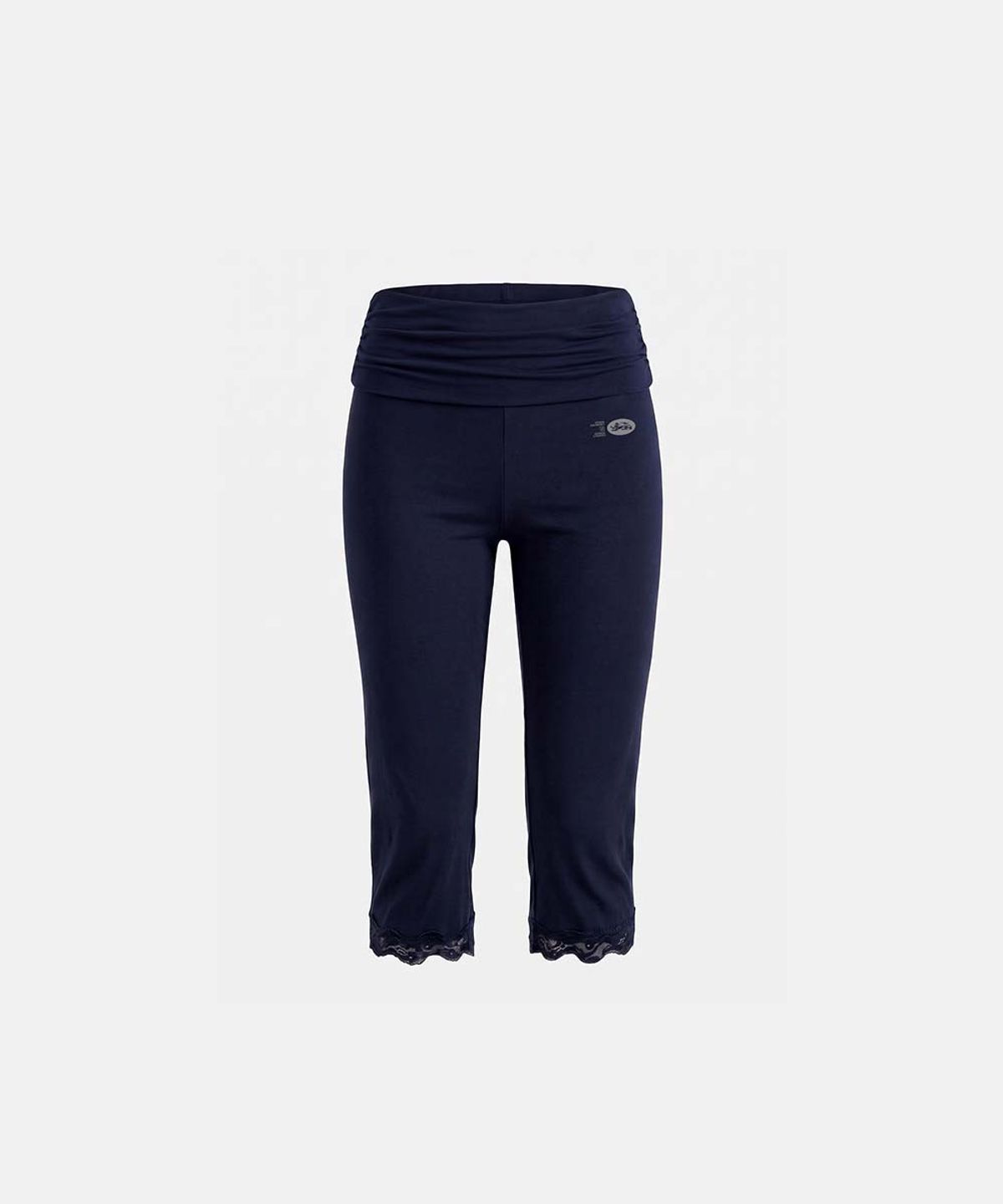 배드블러드(BADBLOOD) Everyday Lace Capri Pants -  Navy