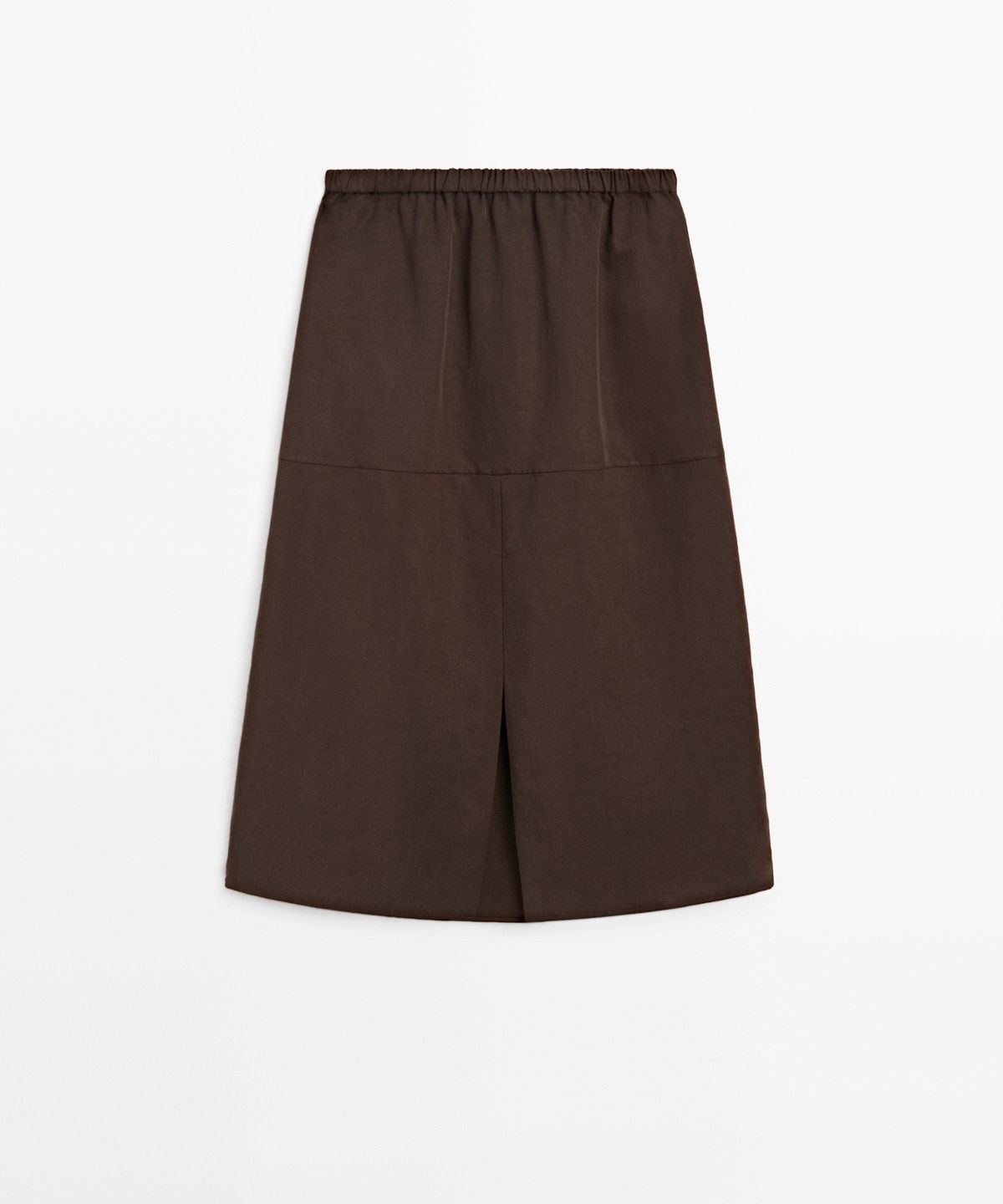 마시모두띠(MASSIMO DUTTI) 엘라스틱 미디 스커트