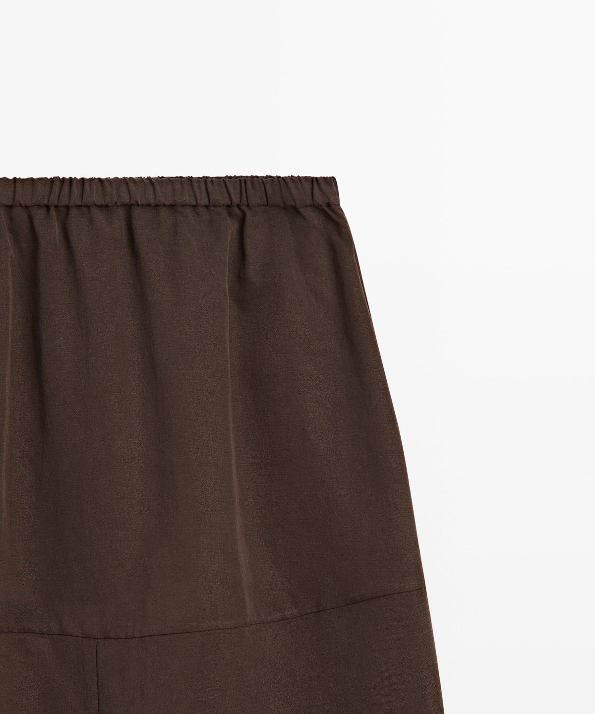 마시모두띠(MASSIMO DUTTI) 엘라스틱 미디 스커트