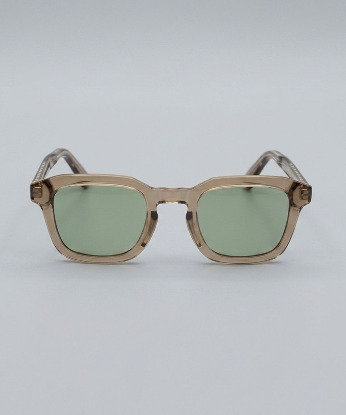 투큐브(2CUBE) Modern Crown Panto Sunglasses(Beige)