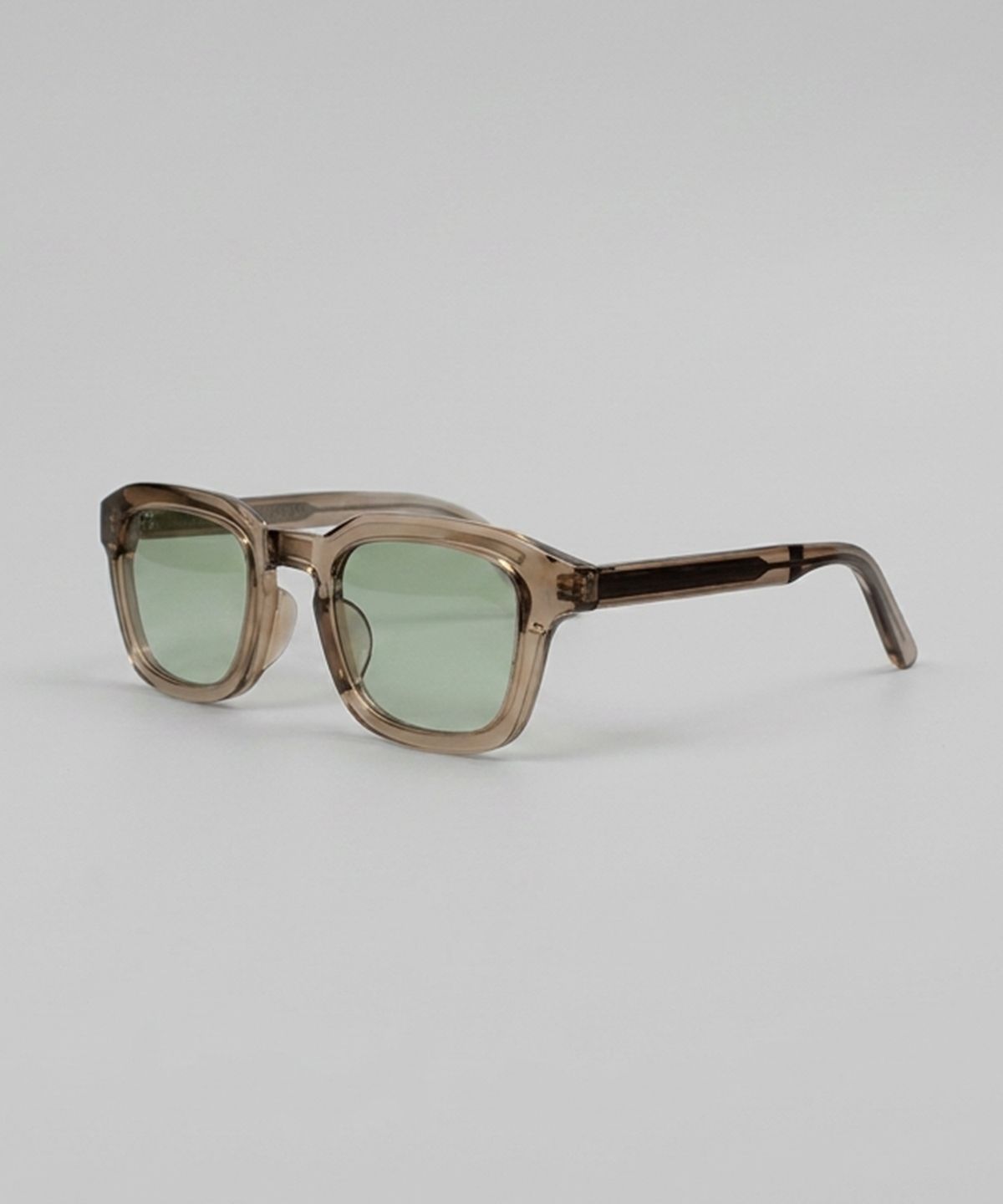 투큐브(2CUBE) Modern Crown Panto Sunglasses(Beige)