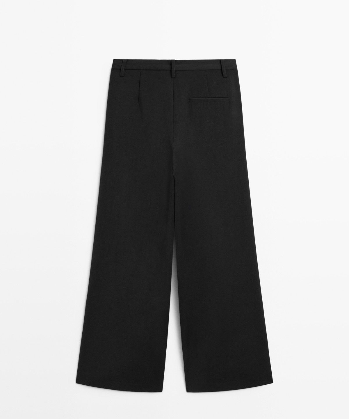 마시모두띠(MASSIMO DUTTI) 크롭 와이드 레그 플루이드 팬츠