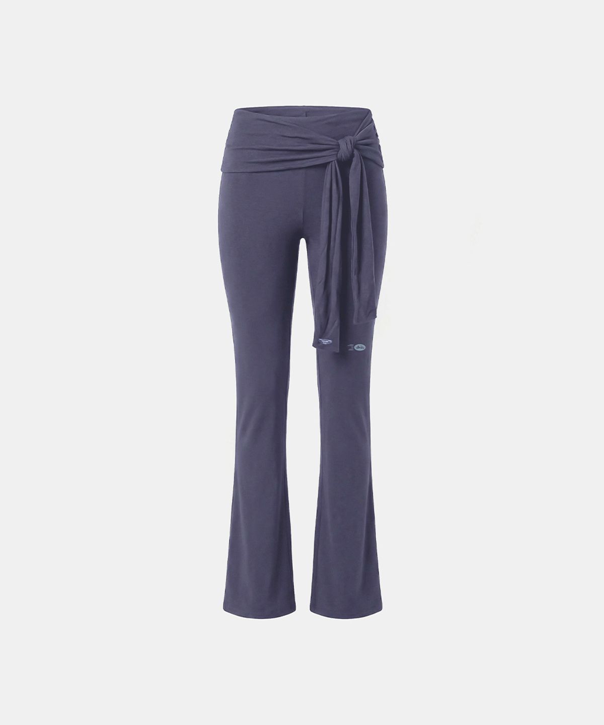 배드블러드(BADBLOOD) Everyday Tie-Waist Bootcut Pants - Charcoal