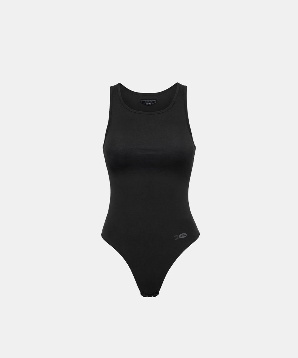 배드블러드(BADBLOOD) Everyday U-Neck Tank Bodysuit - Black