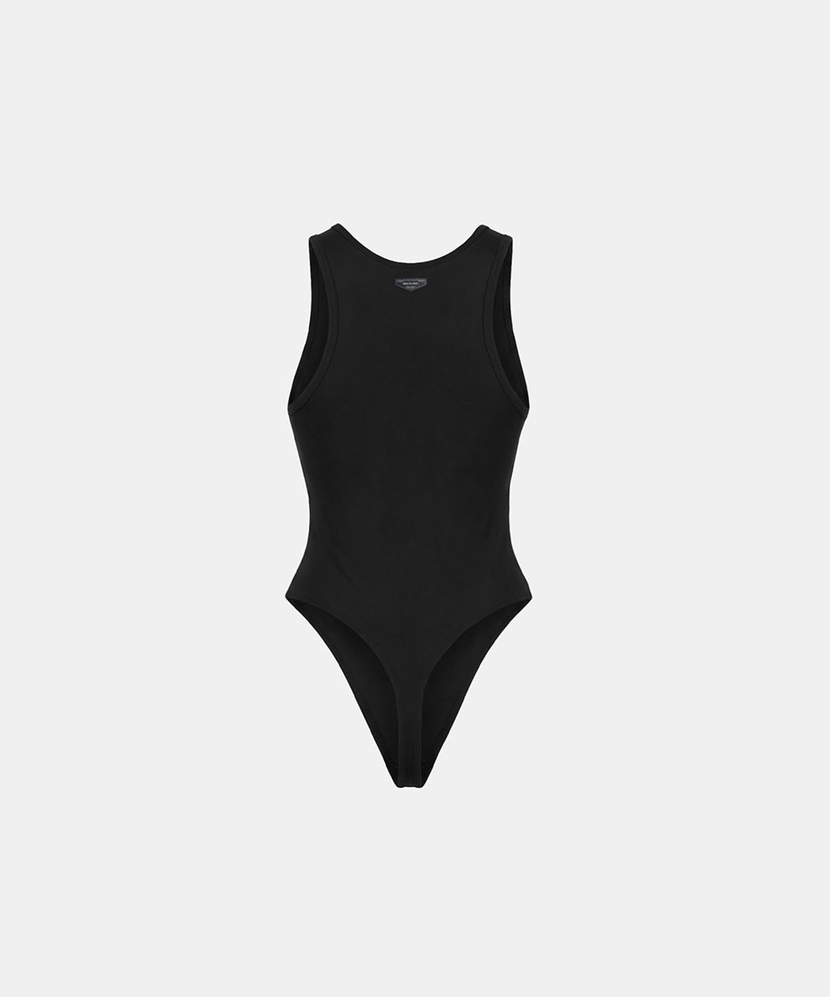 배드블러드(BADBLOOD) Everyday U-Neck Tank Bodysuit - Black